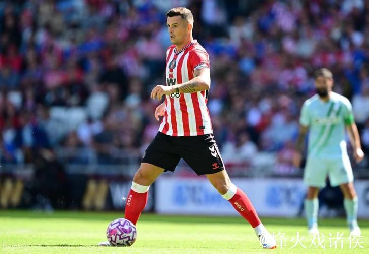 扎卡首发全场无休，荣膺桑德兰1-0纽卡战队最佳球员